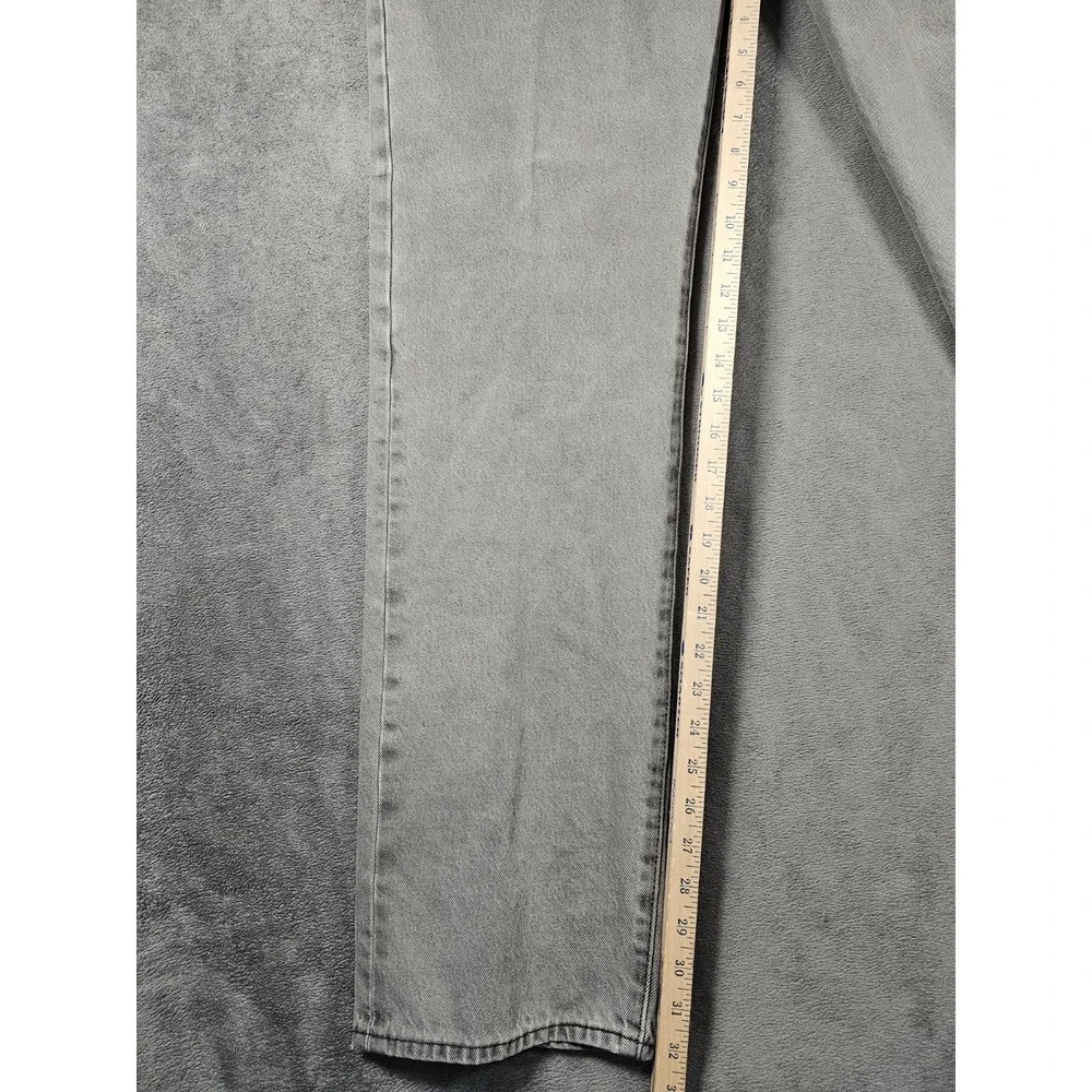 Levi's‎ 501 Original Button Fly Jeans Mens 38x34 Light Gray Premium Denim